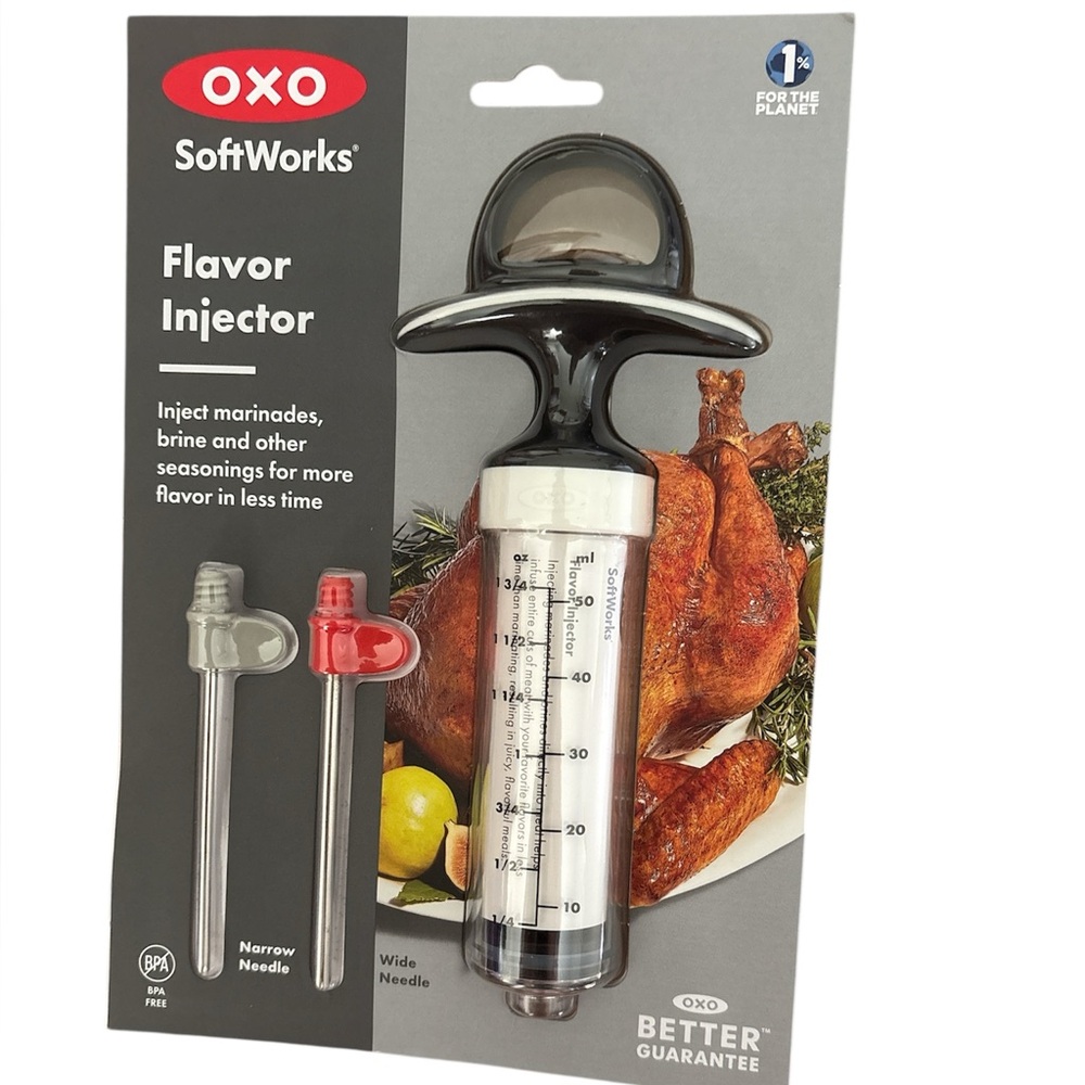 OXO Flavor Injector with Black and Clear Design